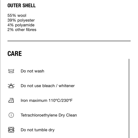 Zara Wool Blend Coat - Picture 9 of 9